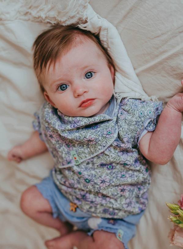 LILLY + SID GOTS Floral Top & Shorts - 12 - 18 Month